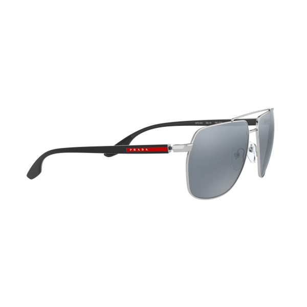 Prada Linea Rossa PS 55VS PS 55VS Silver Men's Polarized Sunglasses
