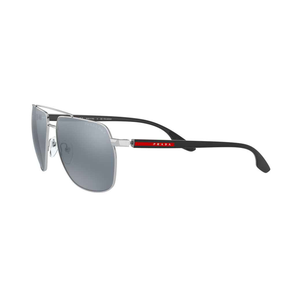 Prada Linea Rossa PS 55VS PS 55VS Silver Men's Polarized Sunglasses