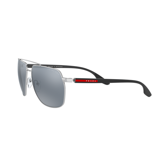 Prada Linea Rossa PS 55VS PS 55VS Silver Men's Polarized Sunglasses