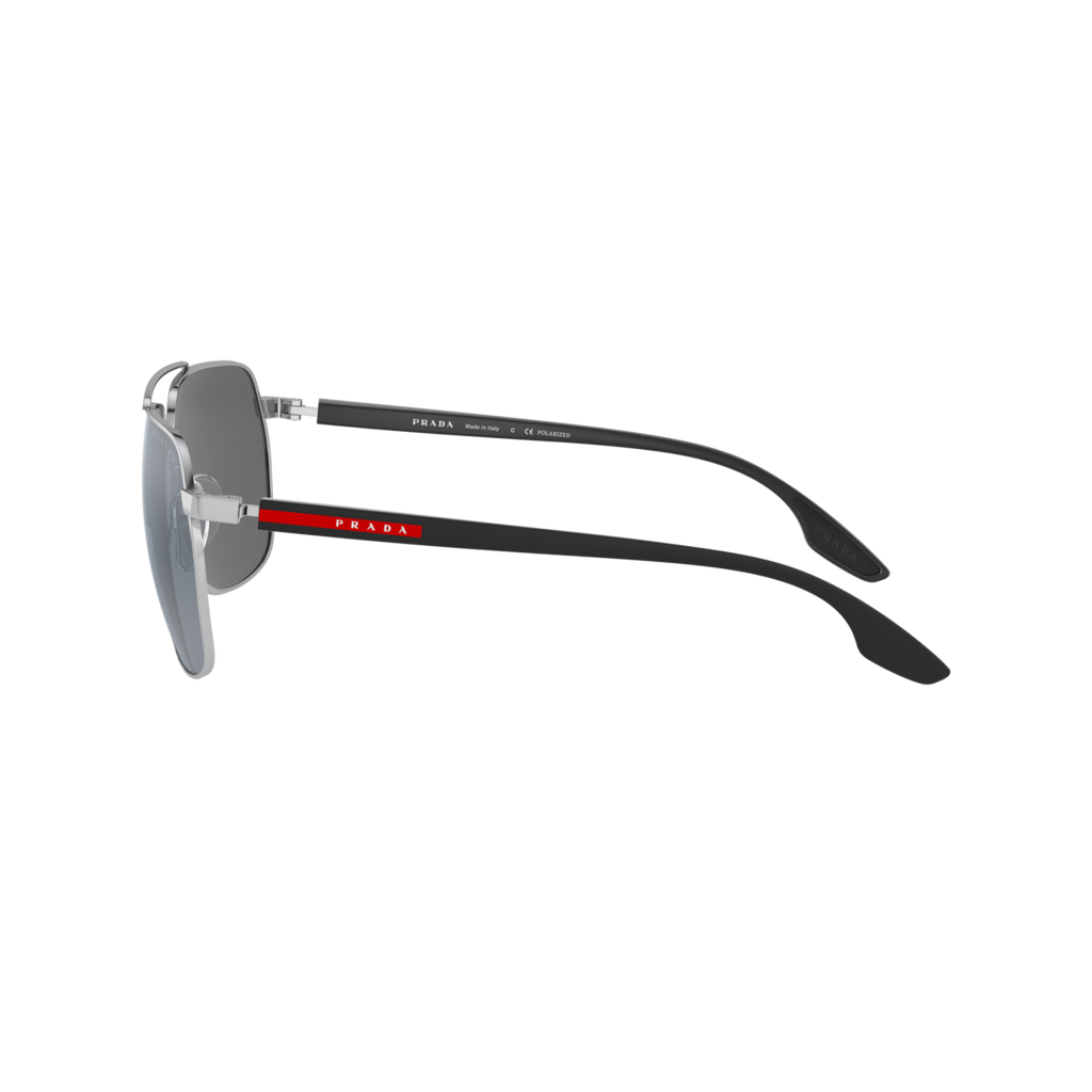 Prada Linea Rossa PS 55VS PS 55VS Silver Men's Polarized Sunglasses