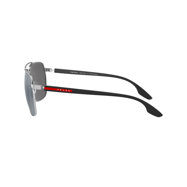 Prada Linea Rossa PS 55VS PS 55VS Silver Men's Polarized Sunglasses