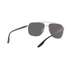Prada Linea Rossa PS 55VS PS 55VS Silver Men's Polarized Sunglasses