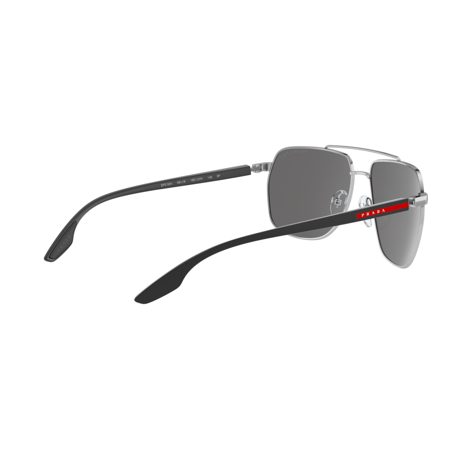 Prada Linea Rossa PS 55VS PS 55VS Silver Men's Polarized Sunglasses