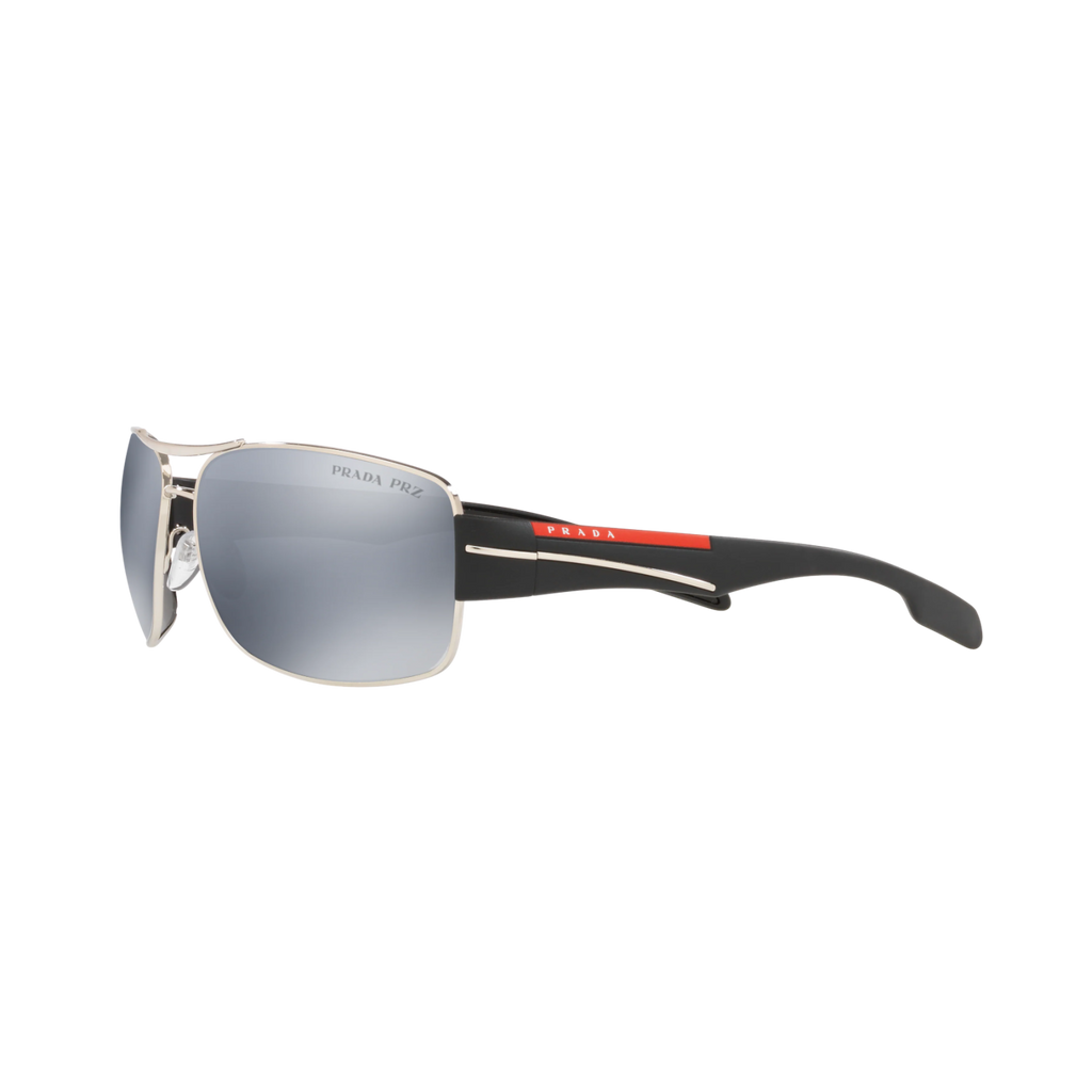 Prada Linea Rossa PS 53NS PS 53NS Silver Men's Polarized Sunglasses