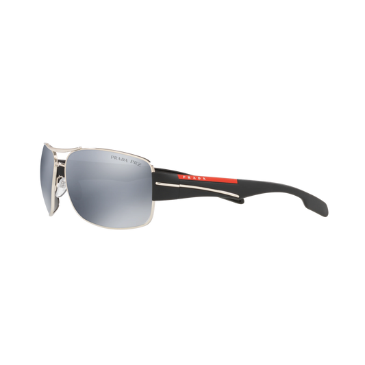 Prada Linea Rossa PS 53NS PS 53NS Silver Men's Polarized Sunglasses