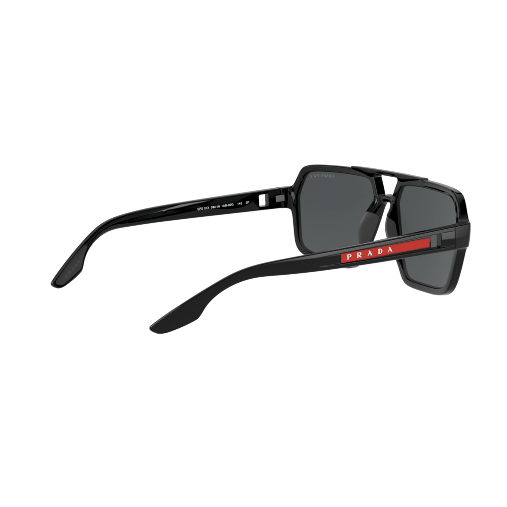 Prada Linea Rossa PS 01XS PS 01XS Black Men's Polarized Sunglasses