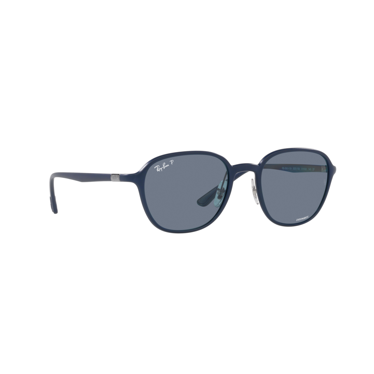 Ray Ban RB4341CH RB4341CH Blue Unisex Polarized Sunglasses