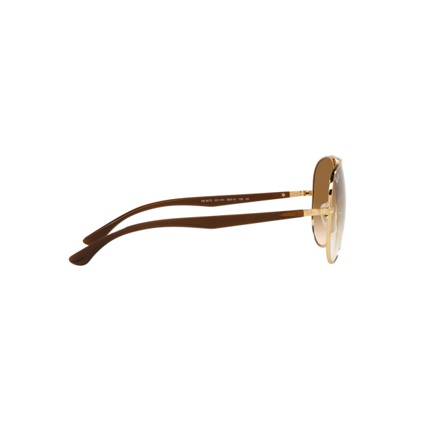 Ray Ban RB3675 RB3675 Gold Unisex Sunglasses