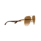 Ray Ban RB3675 RB3675 Gold Unisex Sunglasses