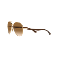 Ray Ban RB3675 RB3675 Gold Unisex Sunglasses