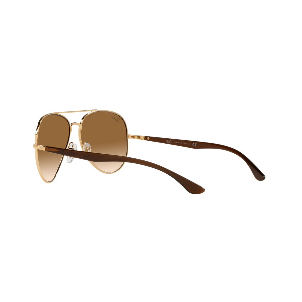 Ray Ban RB3675 RB3675 Gold Unisex Sunglasses