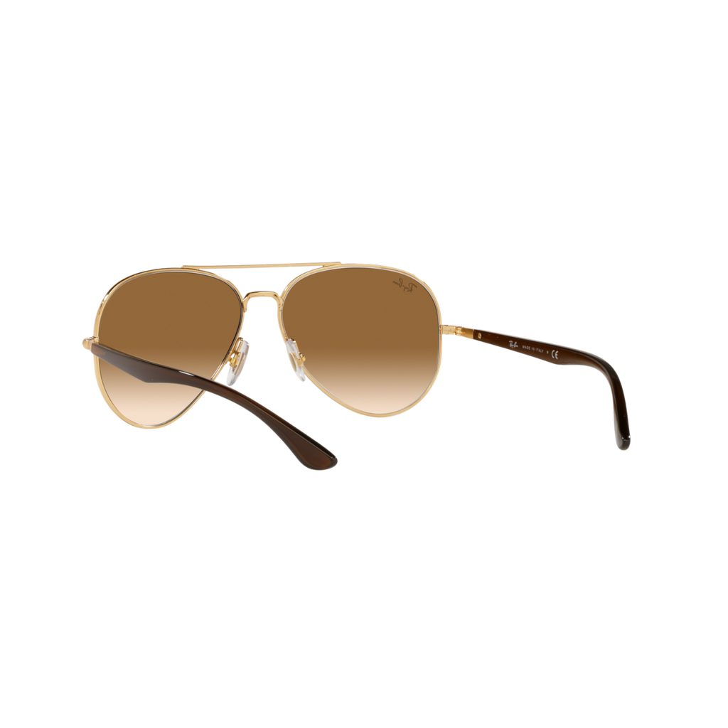 Ray Ban RB3675 RB3675 Gold Unisex Sunglasses