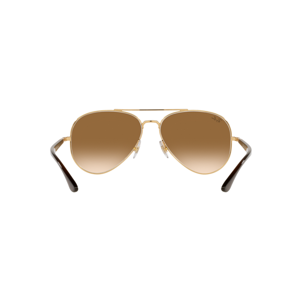 Ray Ban RB3675 RB3675 Gold Unisex Sunglasses