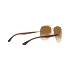 Ray Ban RB3675 RB3675 Gold Unisex Sunglasses