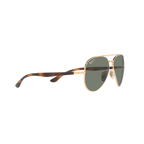 Ray Ban RB3675 RB3675 Gold Unisex Polarized Sunglasses