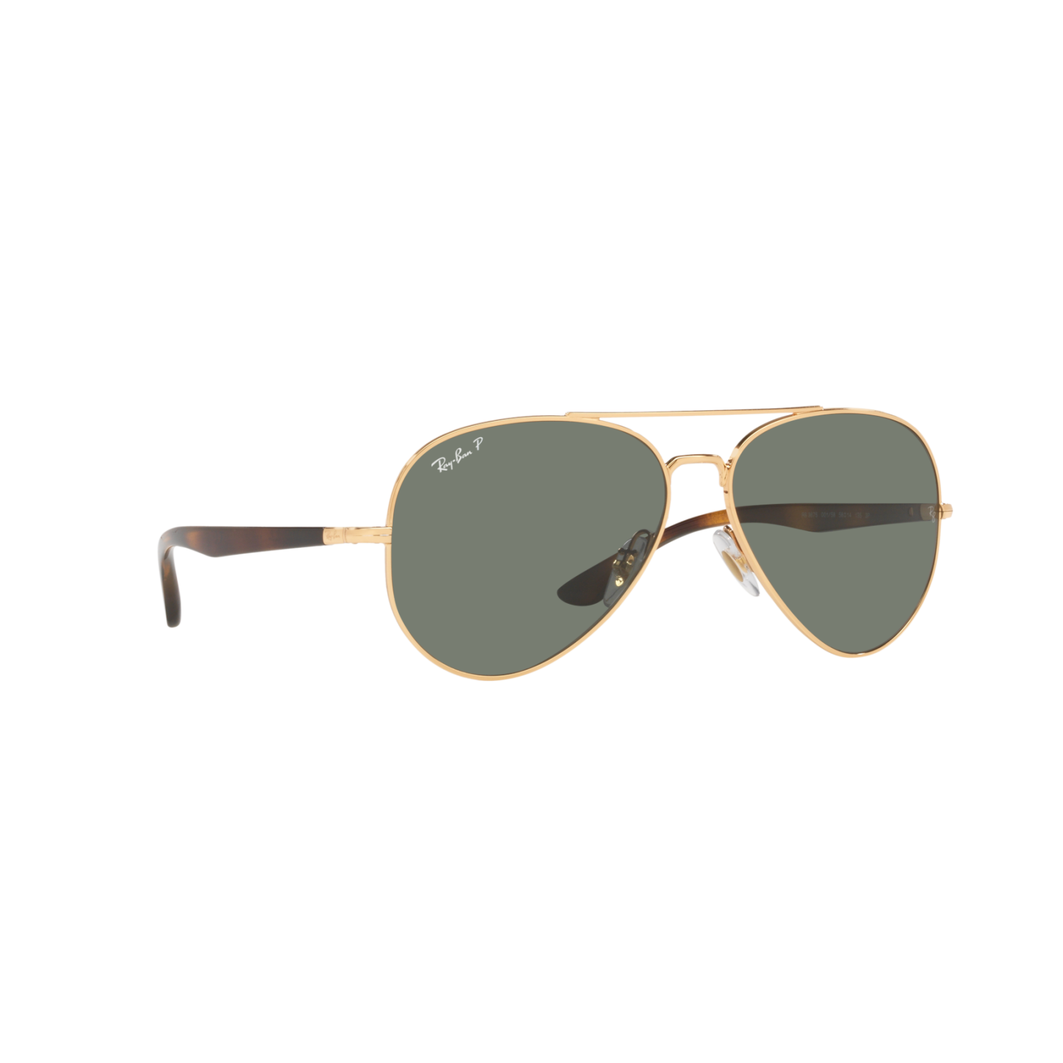 Ray Ban RB3675 RB3675 Gold Unisex Polarized Sunglasses