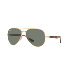 Ray Ban RB3675 RB3675 Gold Unisex Polarized Sunglasses