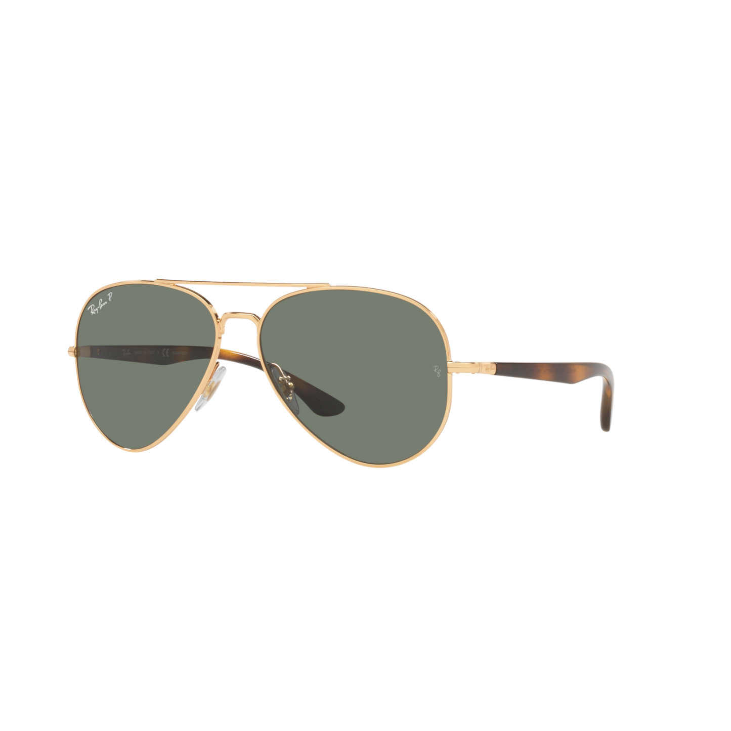 Ray Ban RB3675 RB3675 Gold Unisex Polarized Sunglasses