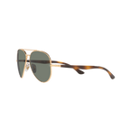 Ray Ban RB3675 RB3675 Gold Unisex Polarized Sunglasses