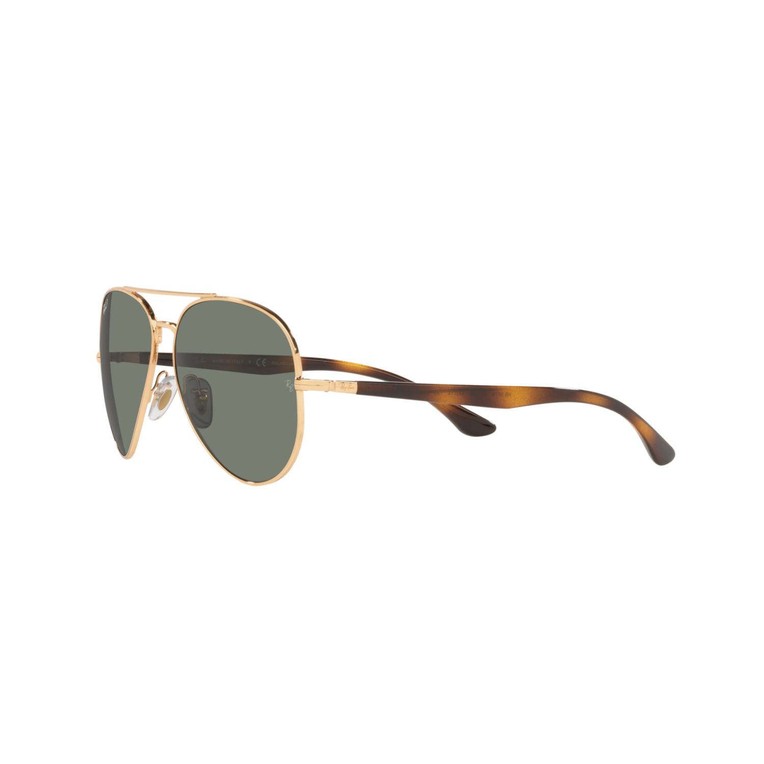 Ray Ban RB3675 RB3675 Gold Unisex Polarized Sunglasses