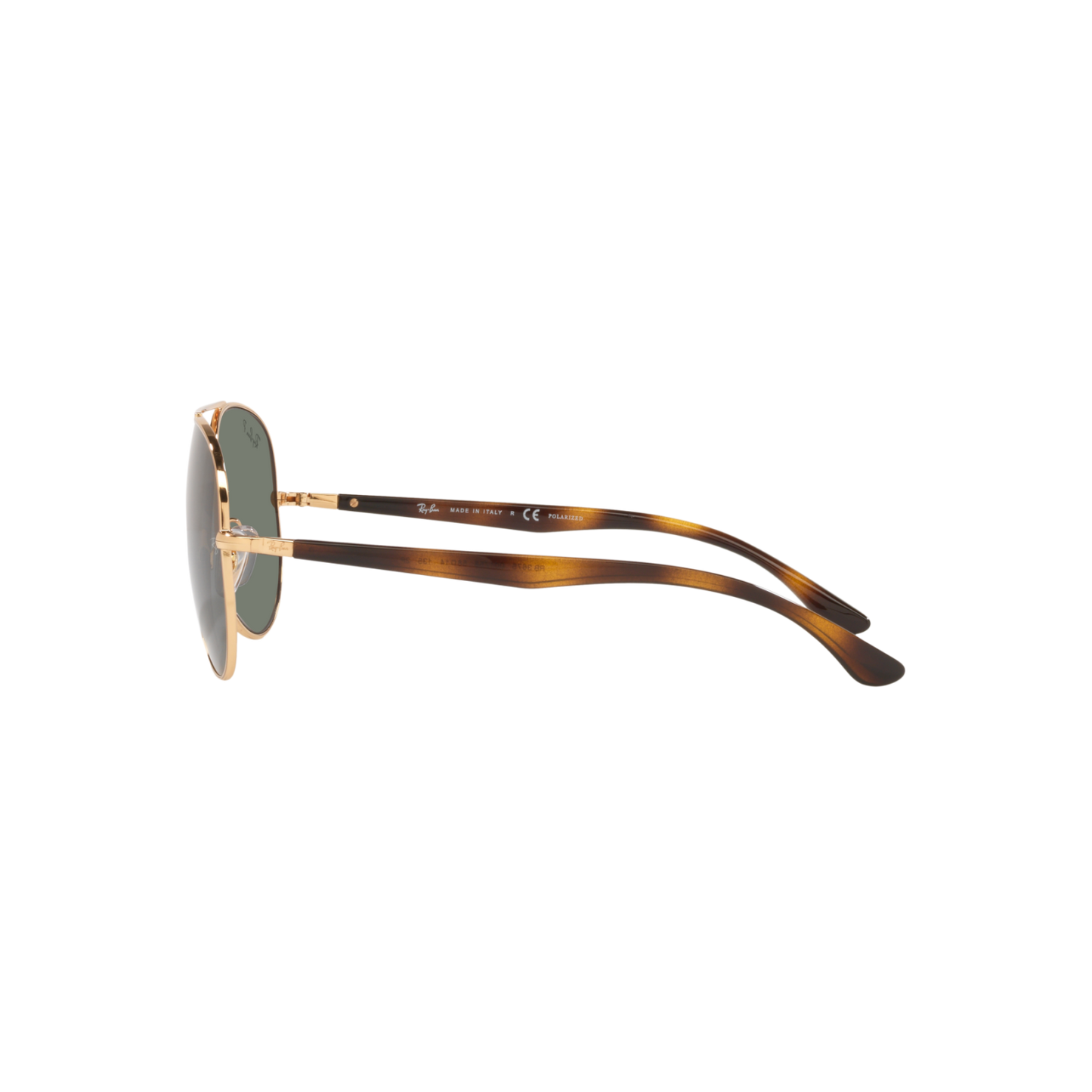 Ray Ban RB3675 RB3675 Gold Unisex Polarized Sunglasses