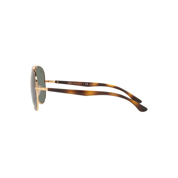 Ray Ban RB3675 RB3675 Gold Unisex Polarized Sunglasses
