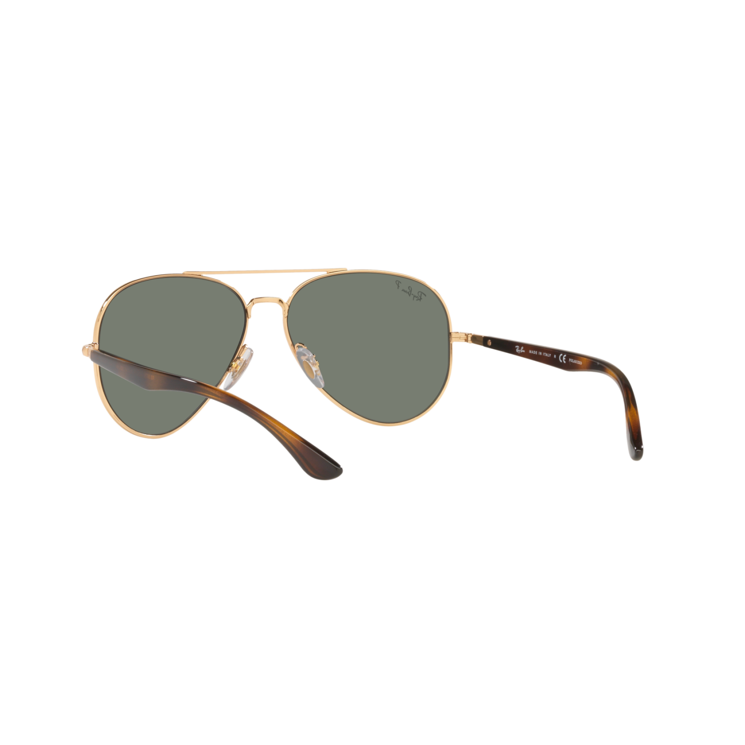Ray Ban RB3675 RB3675 Gold Unisex Polarized Sunglasses