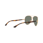 Ray Ban RB3675 RB3675 Gold Unisex Polarized Sunglasses