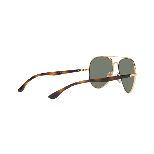 Ray Ban RB3675 RB3675 Gold Unisex Polarized Sunglasses