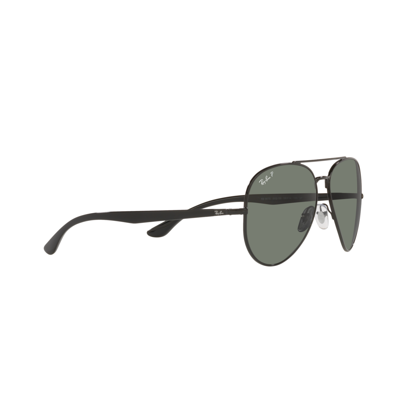Ray Ban RB3675 RB3675 Black Unisex Polarized Sunglasses