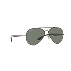 Ray Ban RB3675 RB3675 Black Unisex Polarized Sunglasses