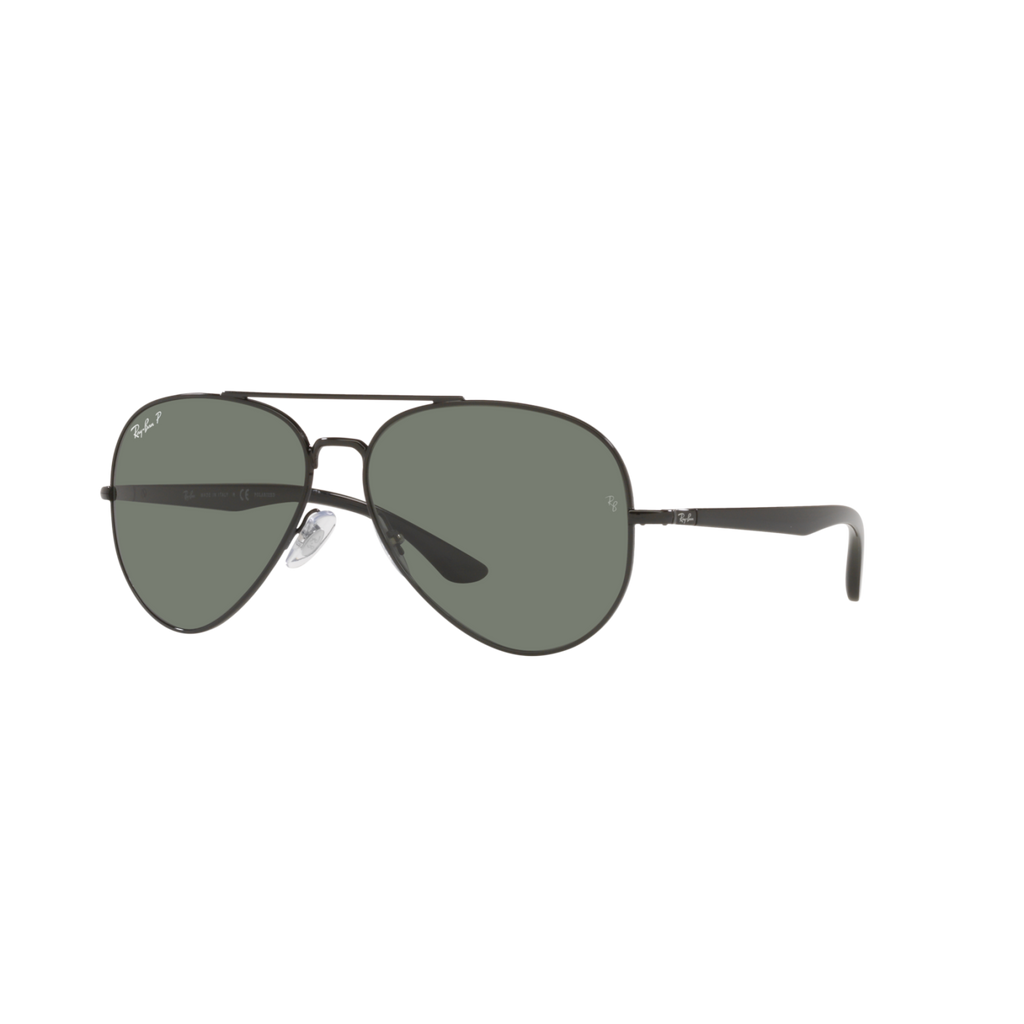 Ray Ban RB3675 RB3675 Black Unisex Polarized Sunglasses