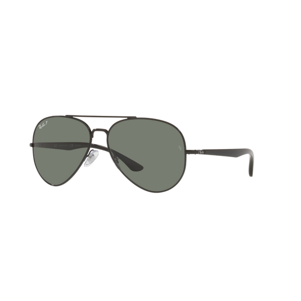 Ray Ban RB3675 RB3675 Black Unisex Polarized Sunglasses