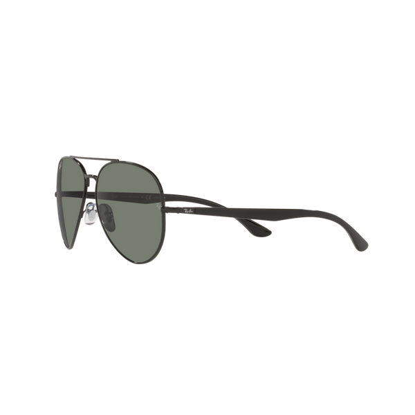 Ray Ban RB3675 RB3675 Black Unisex Polarized Sunglasses