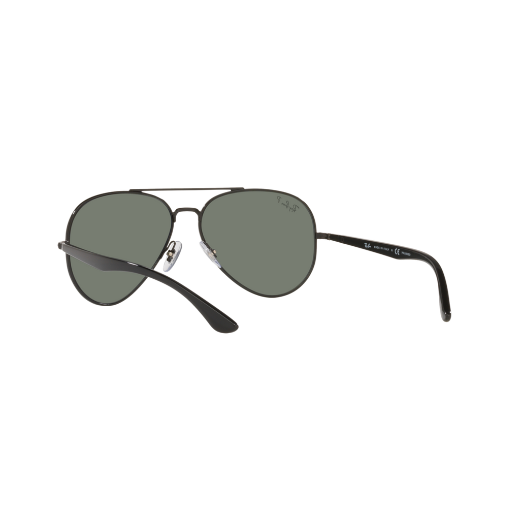 Ray Ban RB3675 RB3675 Black Unisex Polarized Sunglasses