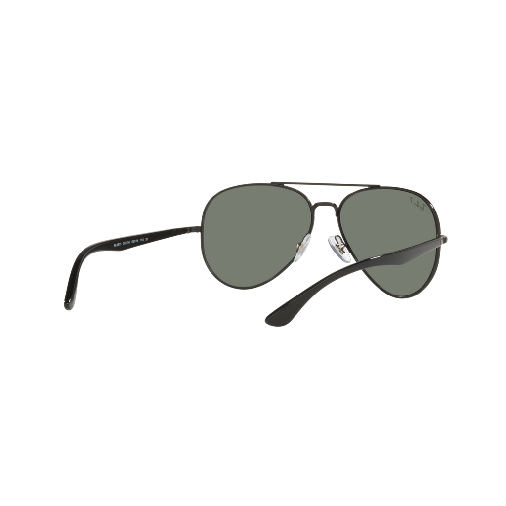 Ray Ban RB3675 RB3675 Black Unisex Polarized Sunglasses