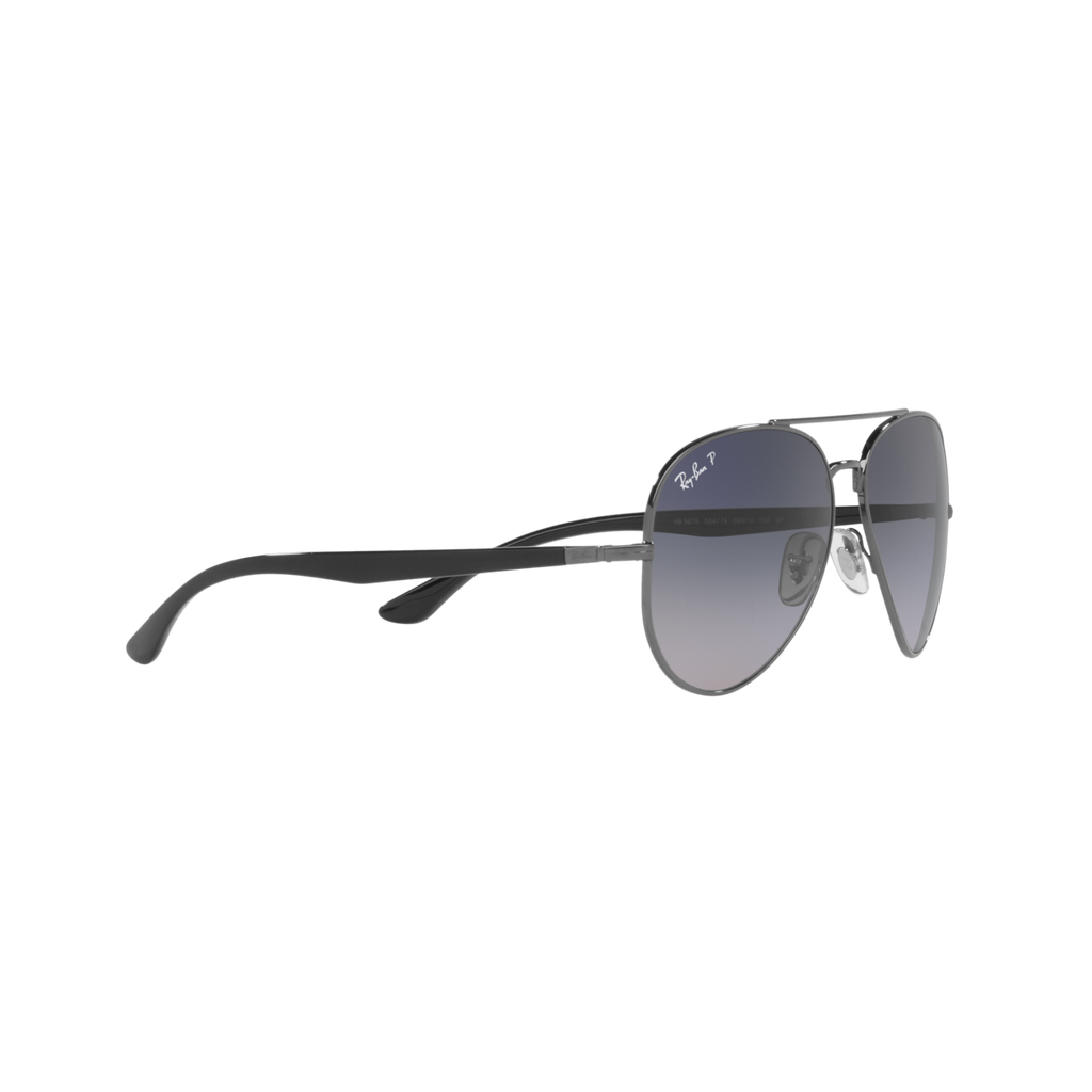 Ray Ban RB3675 RB3675 Grey Unisex Polarized Sunglasses
