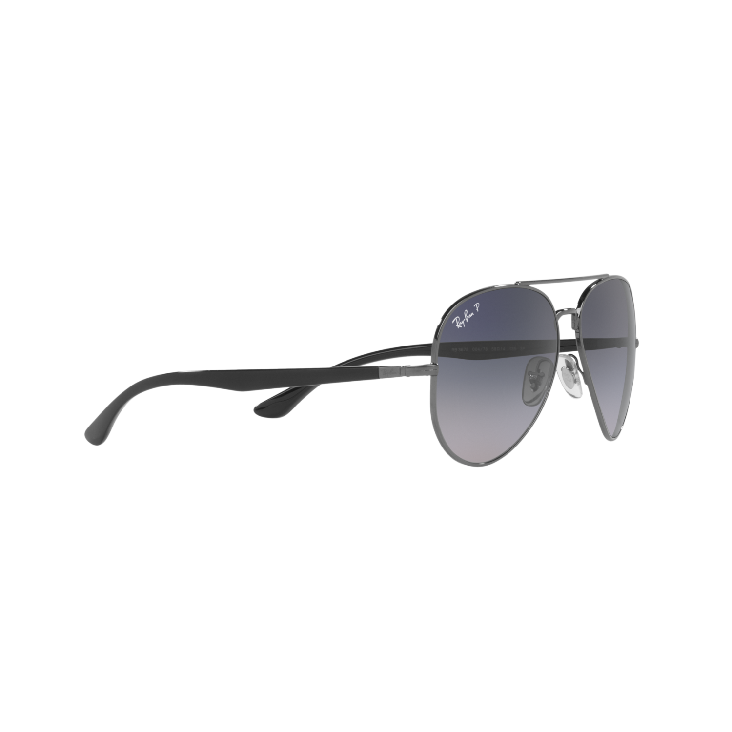Ray Ban RB3675 RB3675 Grey Unisex Polarized Sunglasses