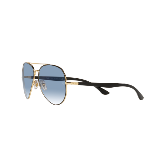 Ray Ban RB3675 RB3675 Black Unisex Sunglasses