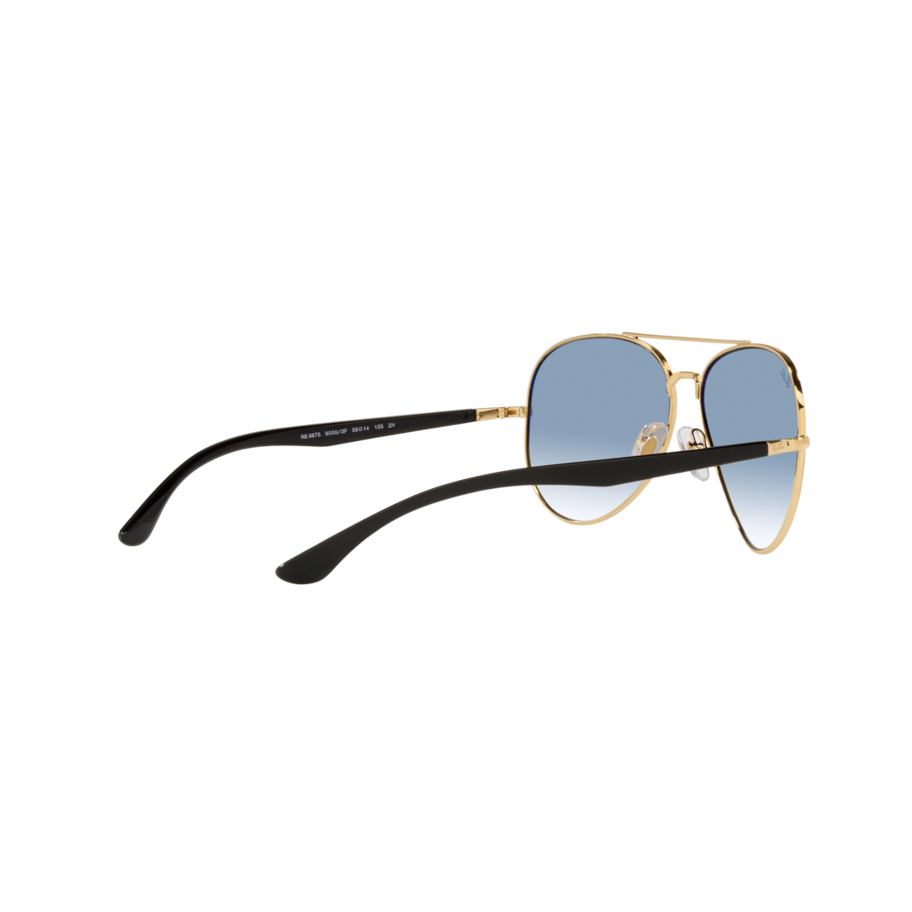 Ray Ban RB3675 RB3675 Black Unisex Sunglasses