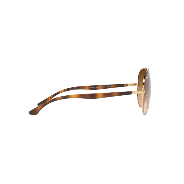 Ray Ban RB3675 RB3675 Gold Unisex Sunglasses