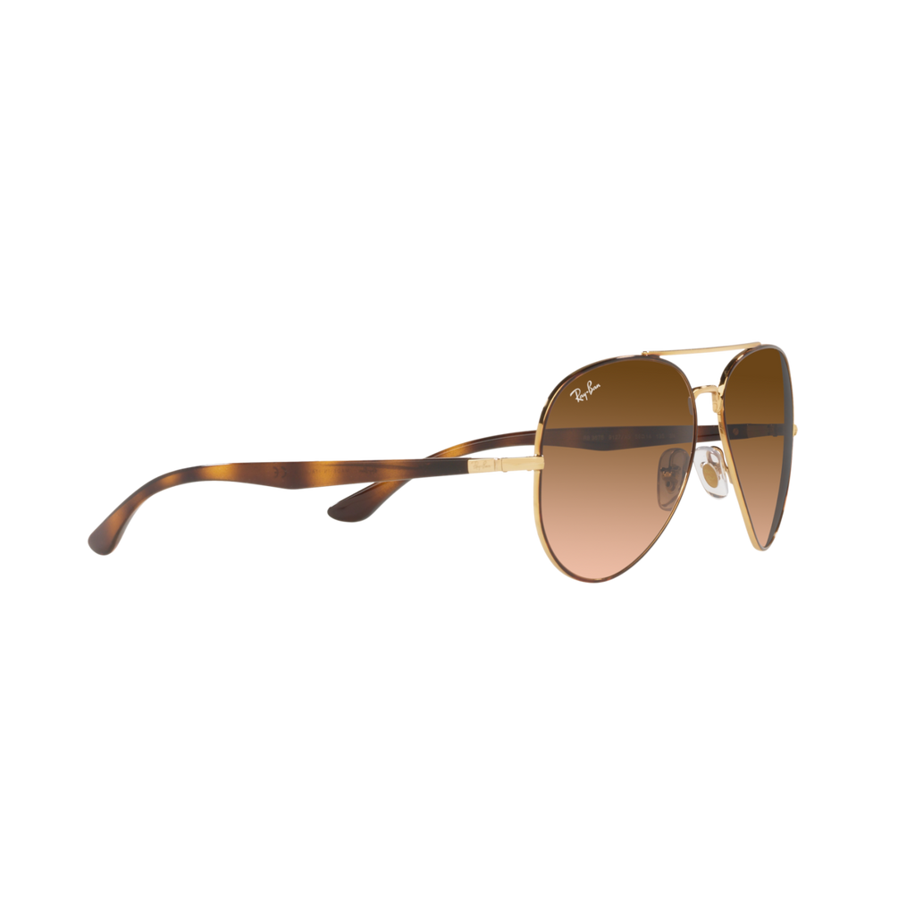Ray Ban RB3675 RB3675 Gold Unisex Sunglasses