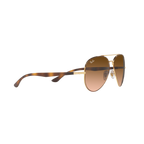 Ray Ban RB3675 RB3675 Gold Unisex Sunglasses