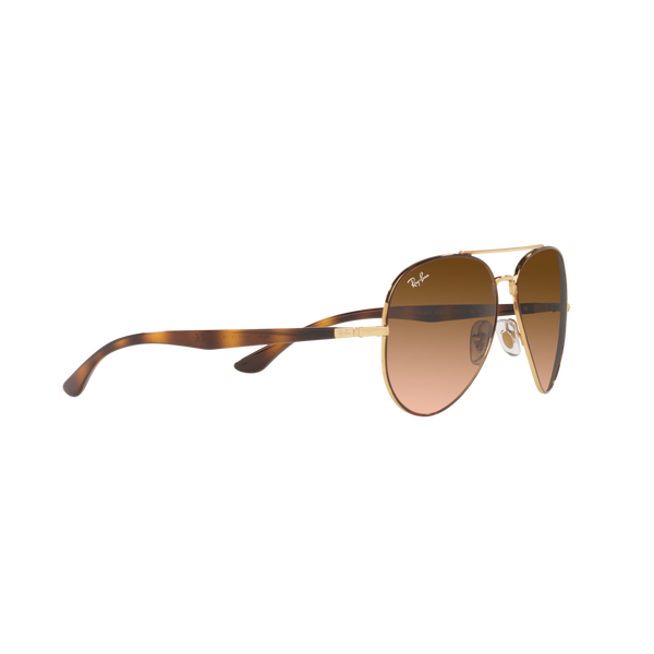 Ray Ban RB3675 RB3675 Gold Unisex Sunglasses