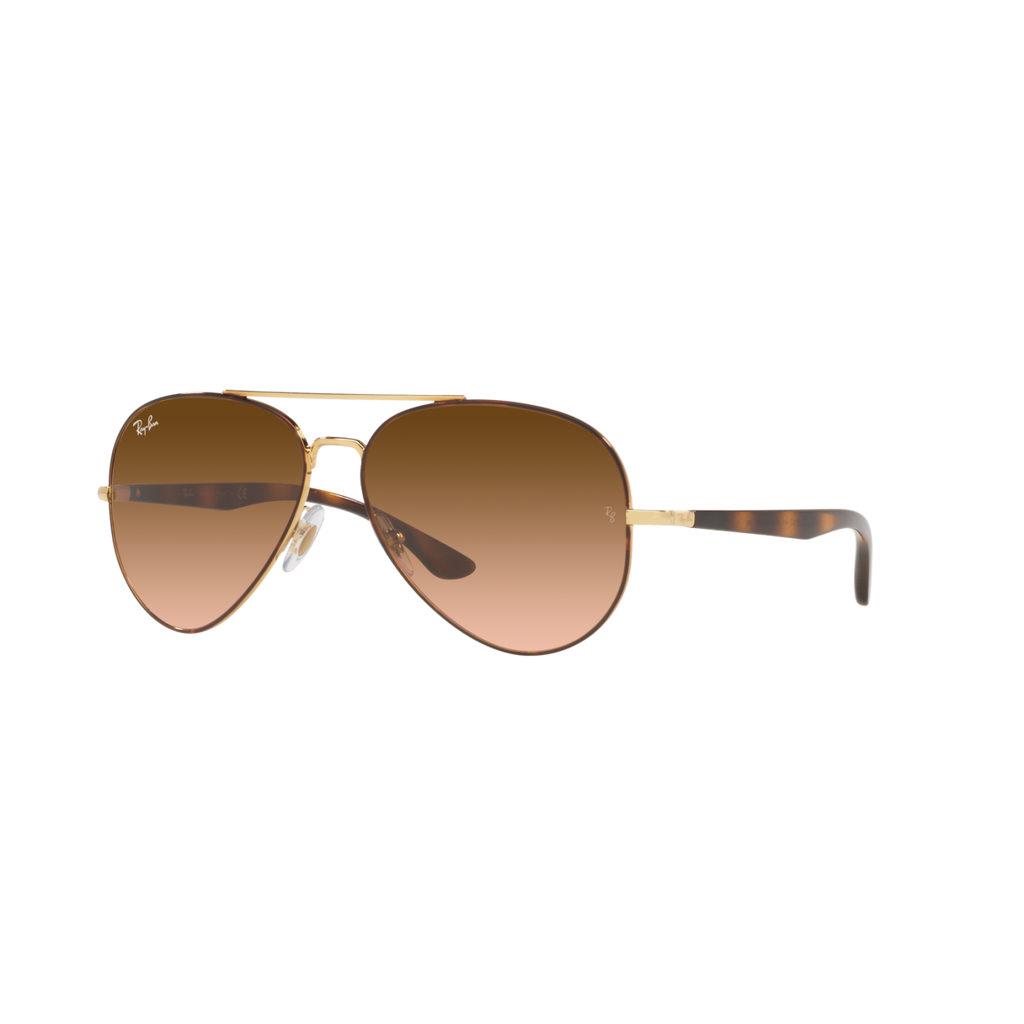 Ray Ban RB3675 RB3675 Gold Unisex Sunglasses