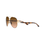 Ray Ban RB3675 RB3675 Gold Unisex Sunglasses
