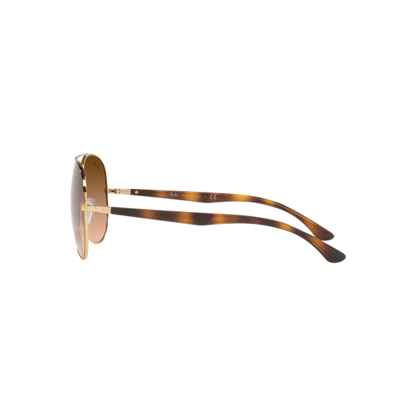 Ray Ban RB3675 RB3675 Gold Unisex Sunglasses