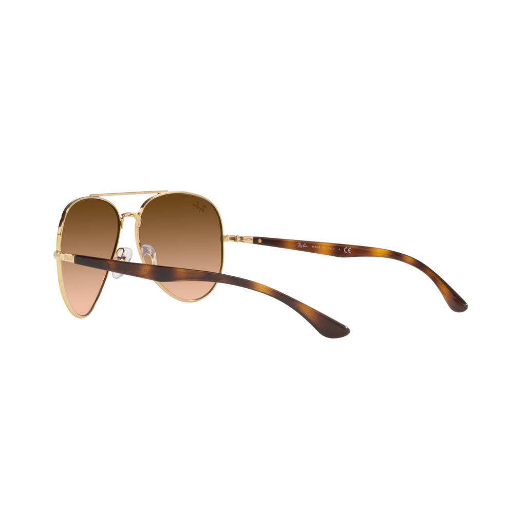 Ray Ban RB3675 RB3675 Gold Unisex Sunglasses