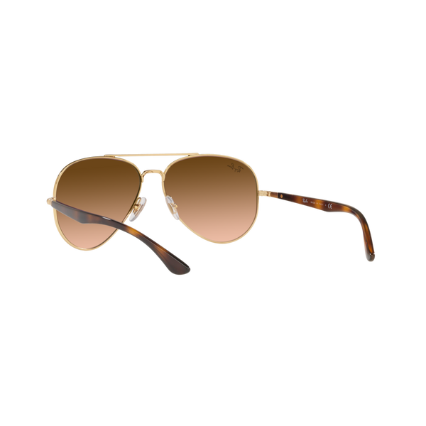 Ray Ban RB3675 RB3675 Gold Unisex Sunglasses