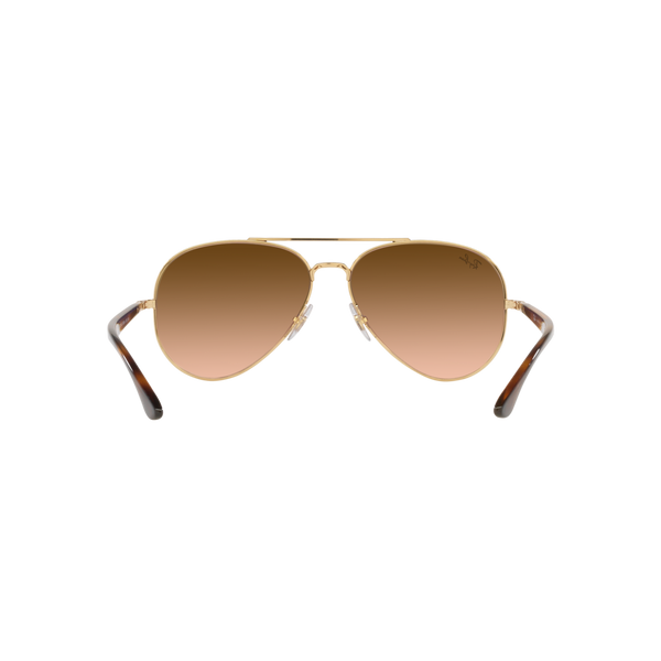 Ray Ban RB3675 RB3675 Gold Unisex Sunglasses